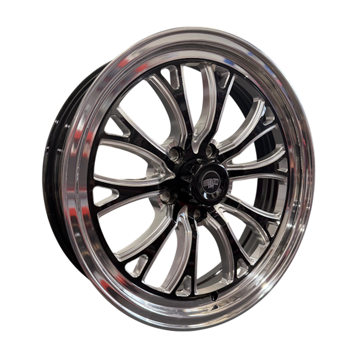 INTENSITY 17x4.5 1.75" BS (-24) - GLOSS BLACK POLISHED LIP