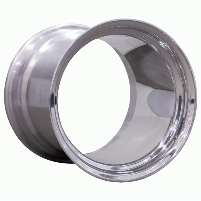 15x10 OUTER WHEEL BARREL STEP LIP - POLISHED ALLOY