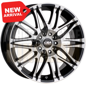 CSA Vorst 17x7 5x108-114.3 +40 Gunmetal Black Machined Face