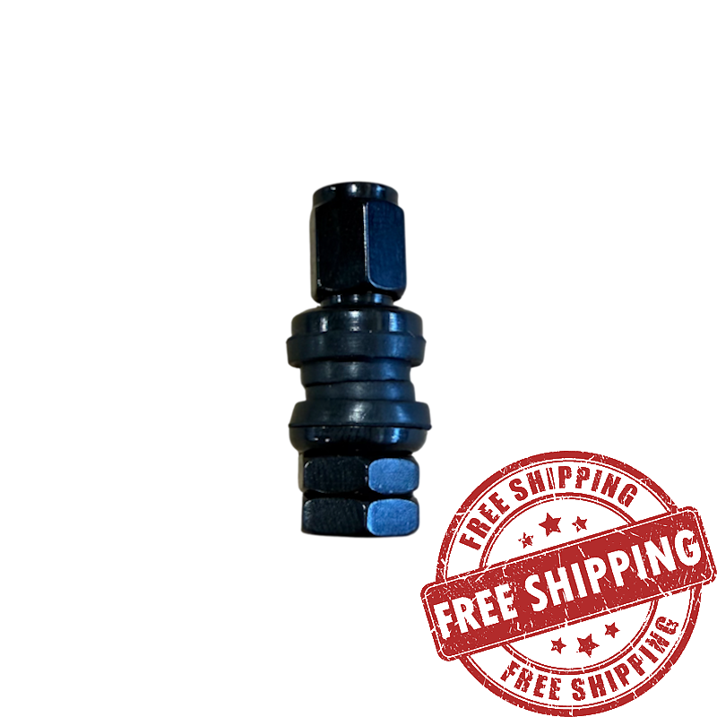 TR33 - Anodized Black - Clamp-In Valve