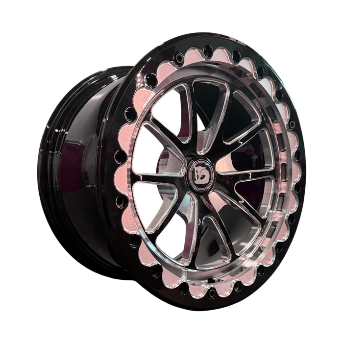 GEN-F 17x10 +51 - GLOSS BLACK MILLED - BDL