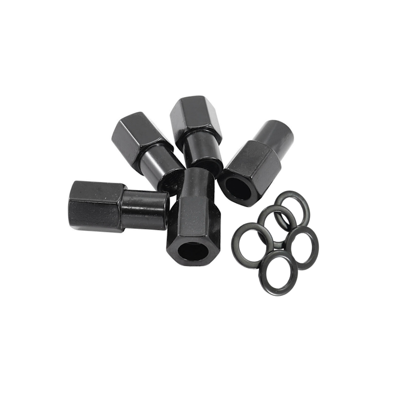 Shank Wheel Nuts - Open 0.55" - Set of 10