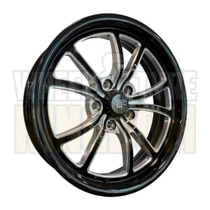 Outlaw Drag Widow 17x4.5 5x120 Holden - Gloss Black Milled