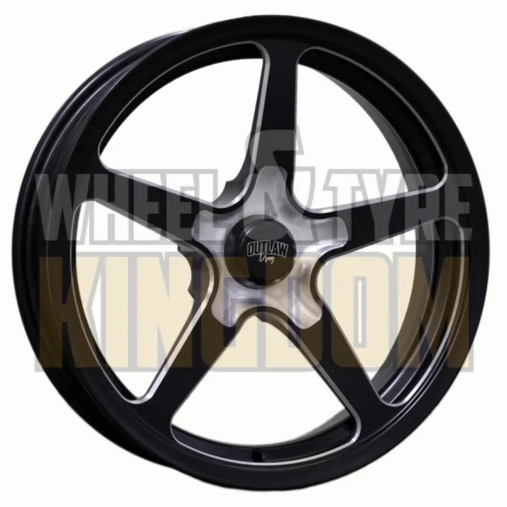 PENTA FR 17x4.5 1.75’’ BS (-24) - SATIN BLACK MILLED