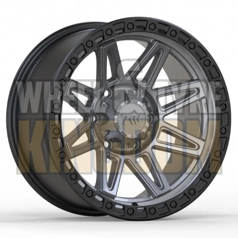 T23 VECTOR - 17x9 SATIN BLACK GUNMETAL FACE