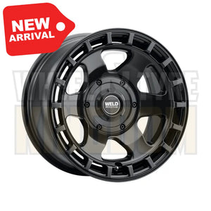 Weld Off-Road Ridge 17x9 5x114.3 & 5x127 -12 Satin Black