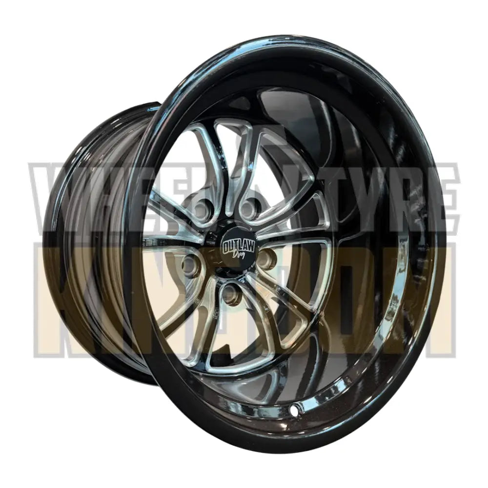 WIDOW 15x10 - GLOSS BLACK MILLED