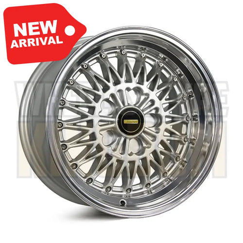 15X10 5-STUD SIMMONS V51 SILVER MIRROR LIP - Wheels