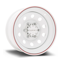 Dynamic Steel 16x7 +0 5x150 ROUND MINE SPEC White HL White
