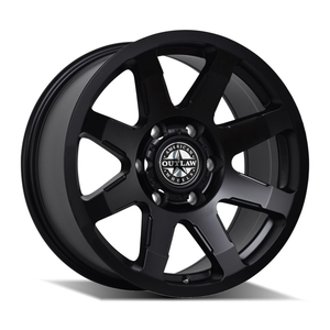 American Outlaw 18x9 +35 6x139.7 LEGACY Satin Black