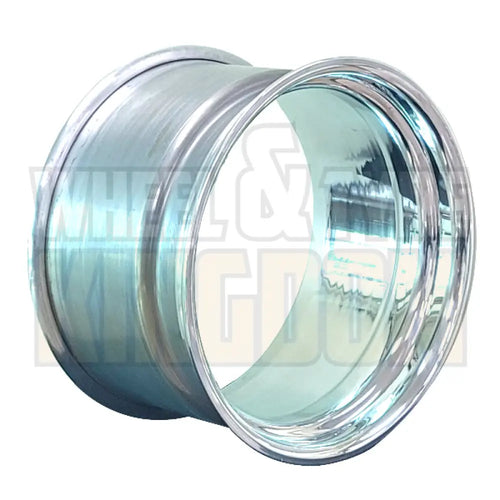 19x7 OUTER WHEEL BARREL SOFT LIP - POLISHED ALLOY