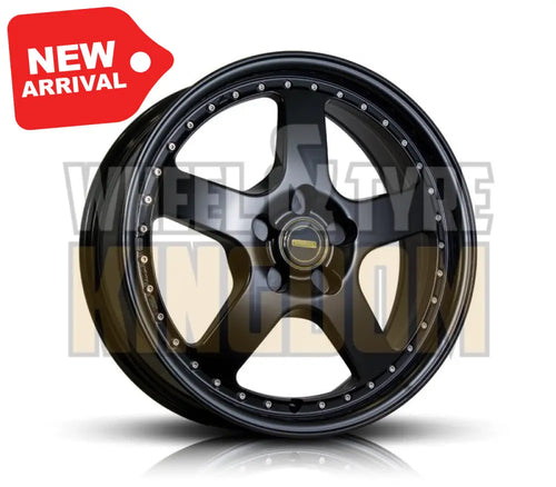 19X7 SIMMONS FR-1 FULL SATIN BLACK - Wheels