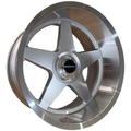 Director Star 20x10 FF - Silver Machined Lip - Pair
