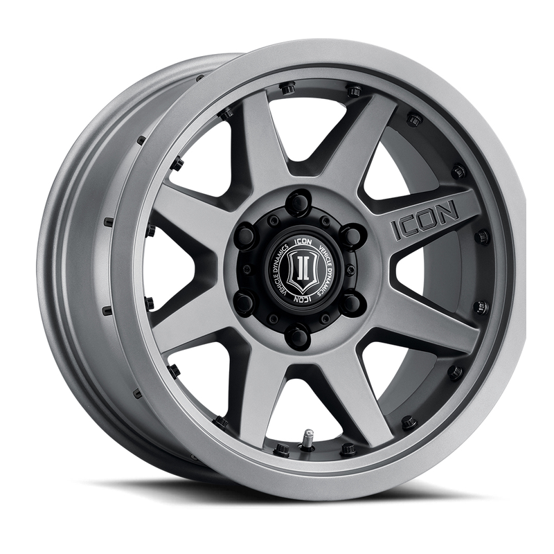 Icon Alloy 17x8.5 -12 6x139.7 REBOUND PRO Titanium Innerlock