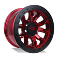 Dirty Life 17x9 +0 6x139.7 DUAL TEK DT1 Crimson Candy Red