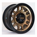 Dirty Life 15x7 +3 5x139.7 CANYON PRO Dark Matte Bronze Black Lip