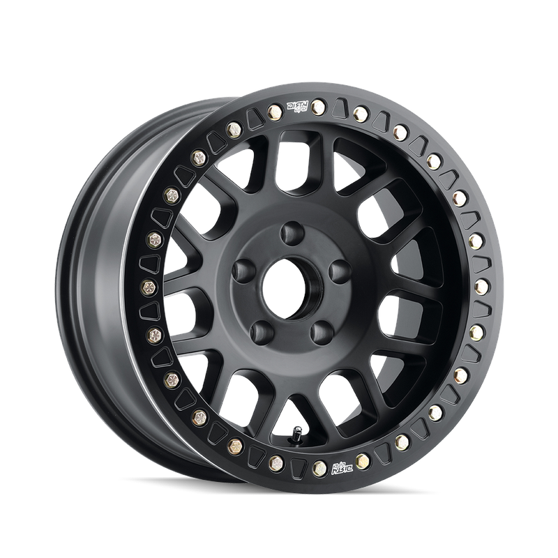 Dirty Life 17x9 -38 BLANK MESA RACE Matte Black Beadlock 1542-1651kg