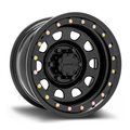 Dynamic Steel 17x8 +15 6x139.7 IMITATION D SHAPE Satin Black