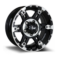 DWC Alloy 14x6 +10 5x114.3 DEVIL Black Machined