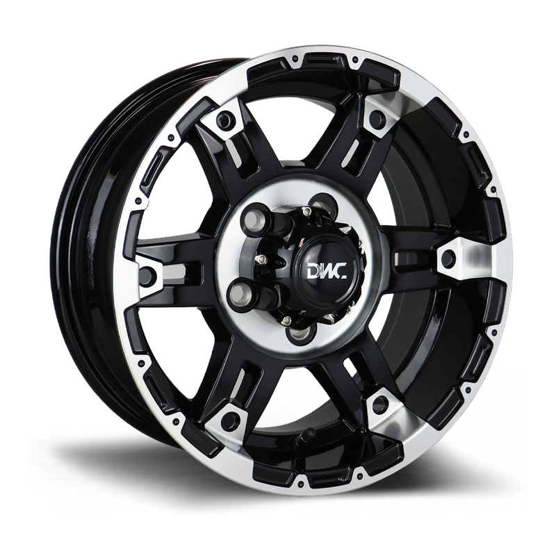 DWC Alloy 14x6 +10 5x114.3 DEVIL Black Machined