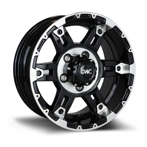 DWC Alloy 14x6 +10 5x114.3 DEVIL Black Machined