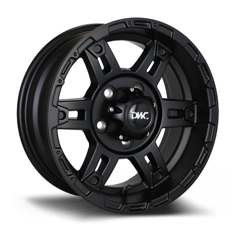 DWC Alloy 14x6 +10 5x114.3 DEVIL Satin Black
