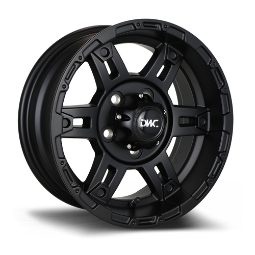 DWC Alloy 14x6 +10 5x114.3 DEVIL Satin Black