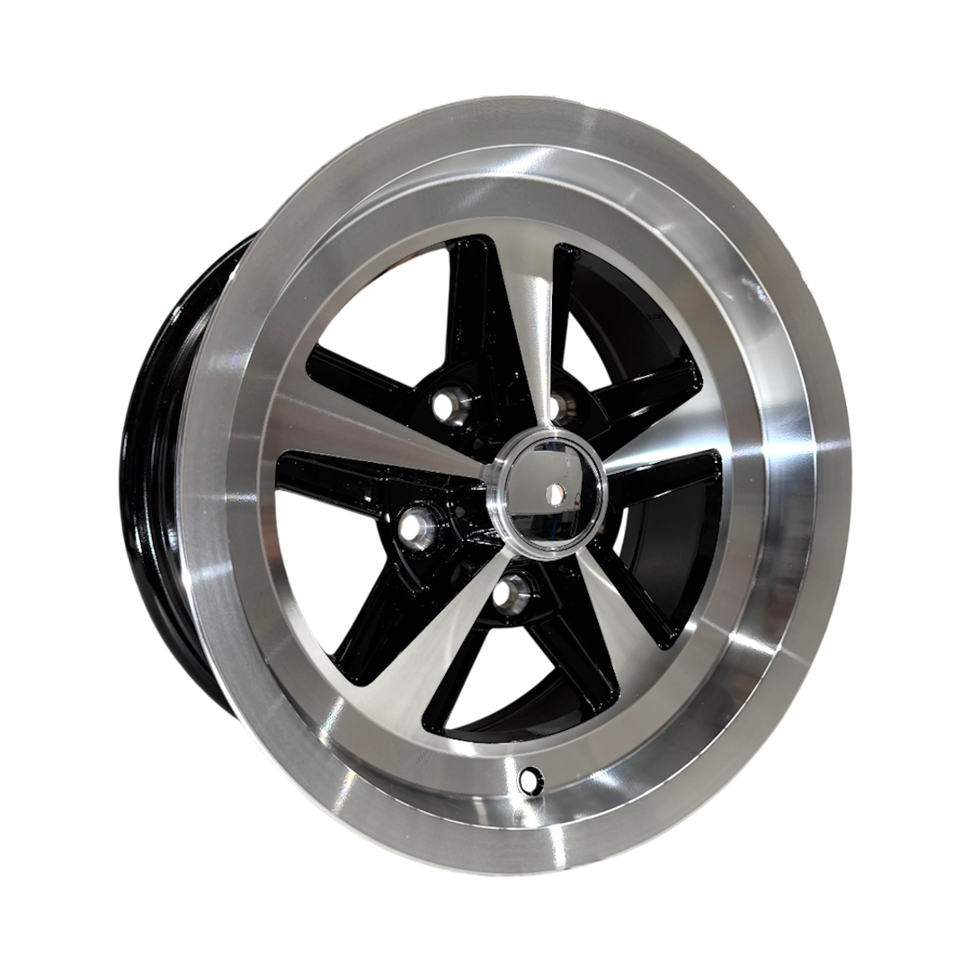 SPRINTMASTER  14x6 - GLOSS BLACK MACHINED FACE