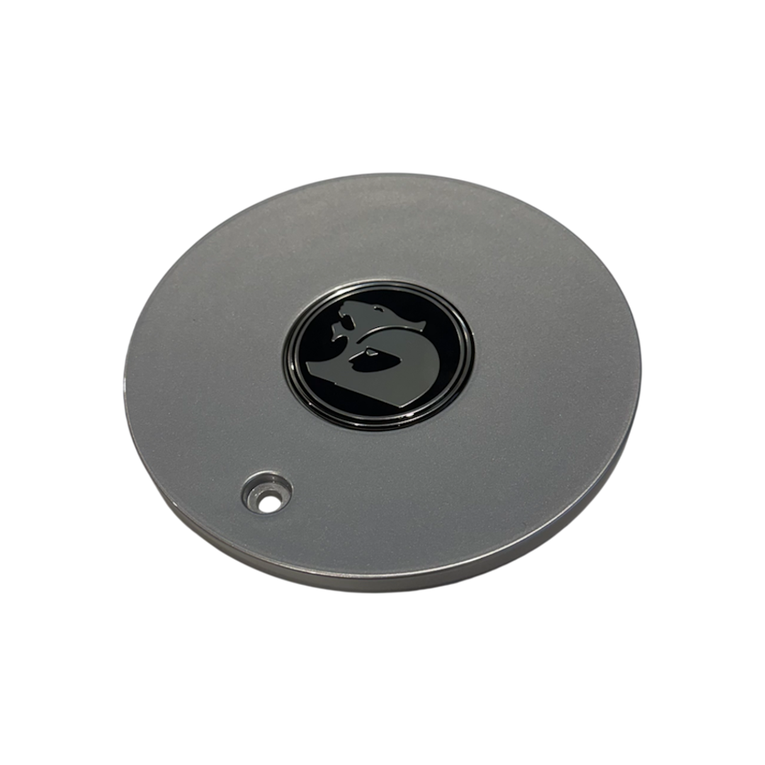 TRSPOKE GLOSS SILVER CENTRE CAP