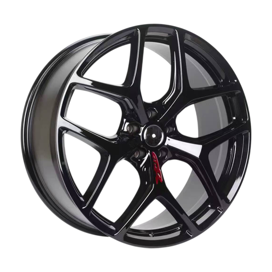 GTSR 22x9 - GLOSS BLACK - RED EMBLEM