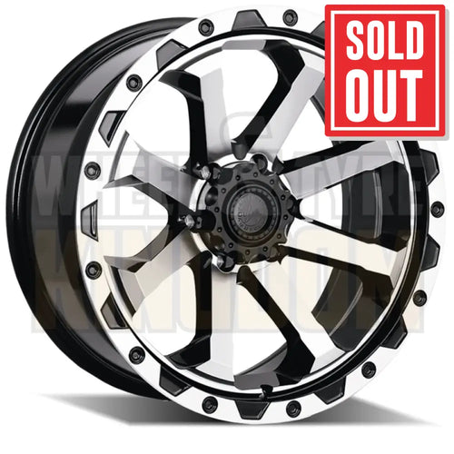 AMERICAN OUTLAW 17x8 +30 6x139.7 CAPONE SATIN BLACK MACHINED