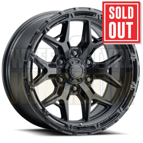AMERICAN OUTLAW 17x8.5 +0 6x139.7 LOCKER SATIN BLACK