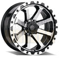 AMERICAN OUTLAW 17x8.5 +18 6x139.7 CAPONE SATIN BLACK MACHINED
