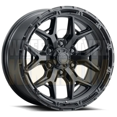AMERICAN OUTLAW 17x8.5 +25 6x139.7 LOCKER SATIN BLACK
