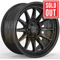 AMERICAN OUTLAW 17x8.5 +25 6x139.7 SPIKE-R SATIN BLACK