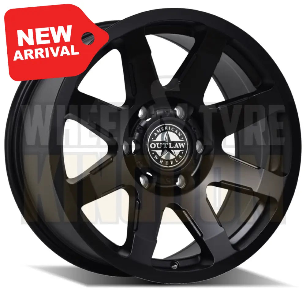 AMERICAN OUTLAW 18x9 +35 5x150 LEGACY SATIN BLACK