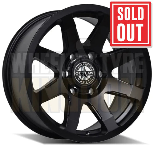 AMERICAN OUTLAW 18x9 +35 5x150 LEGACY SATIN BLACK
