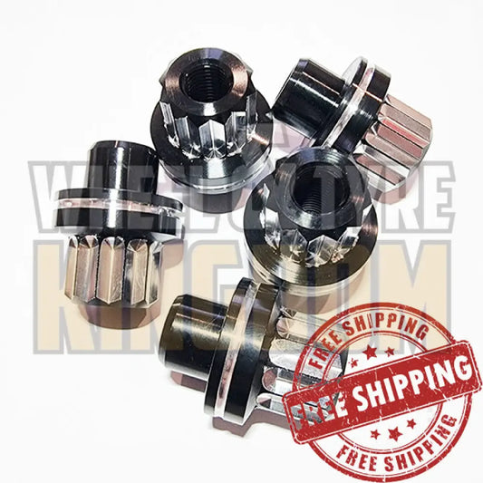 BILLET 12PT WHEEL NUT - M14x1.5 - SET OF 5