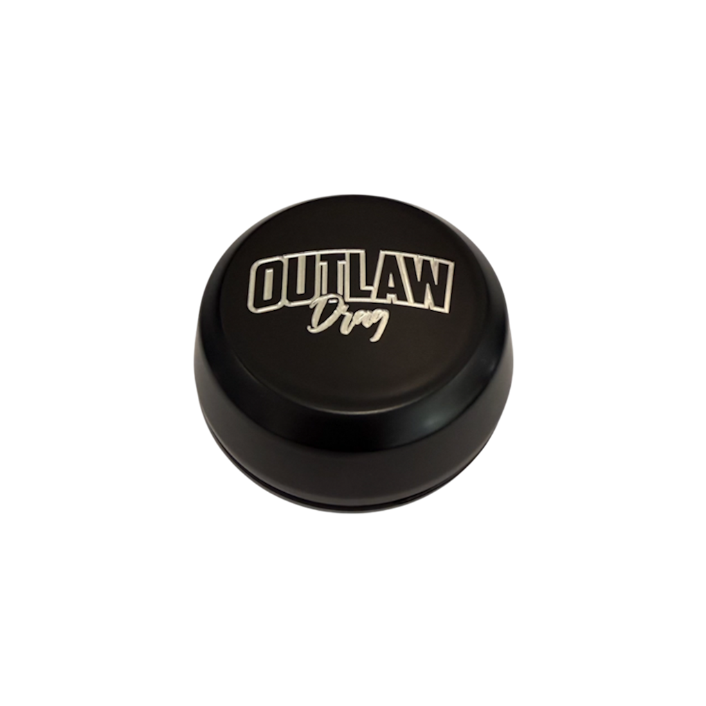 BILLET SATIN BLACK CENTRE CAP - 2PC/3PC WHEELS