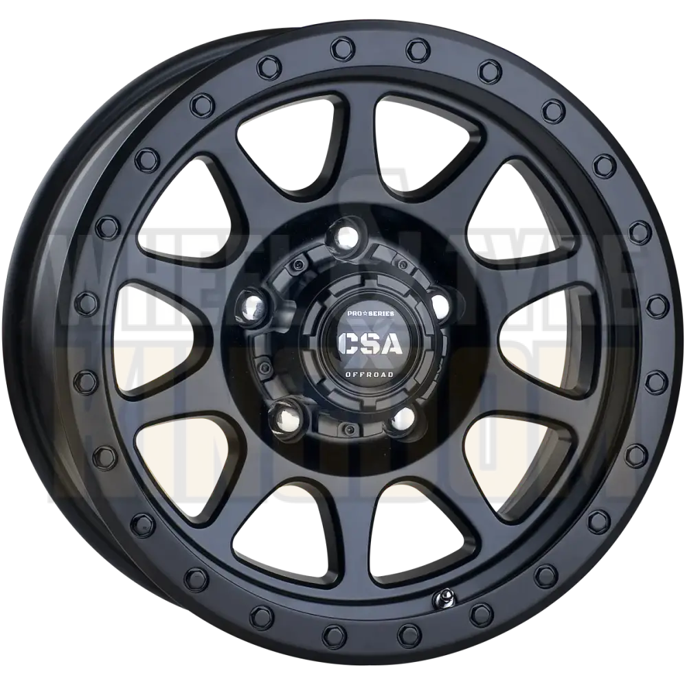 CSA Attack 16x8 5x150 -12 Satin Black - Wheels