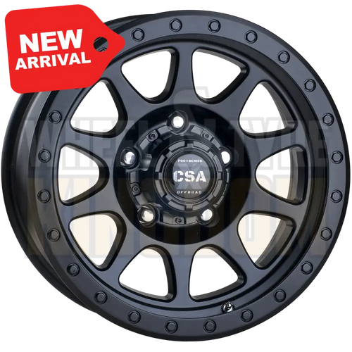 CSA Attack 16x8 6x139.7 -12 Satin Black - Wheels