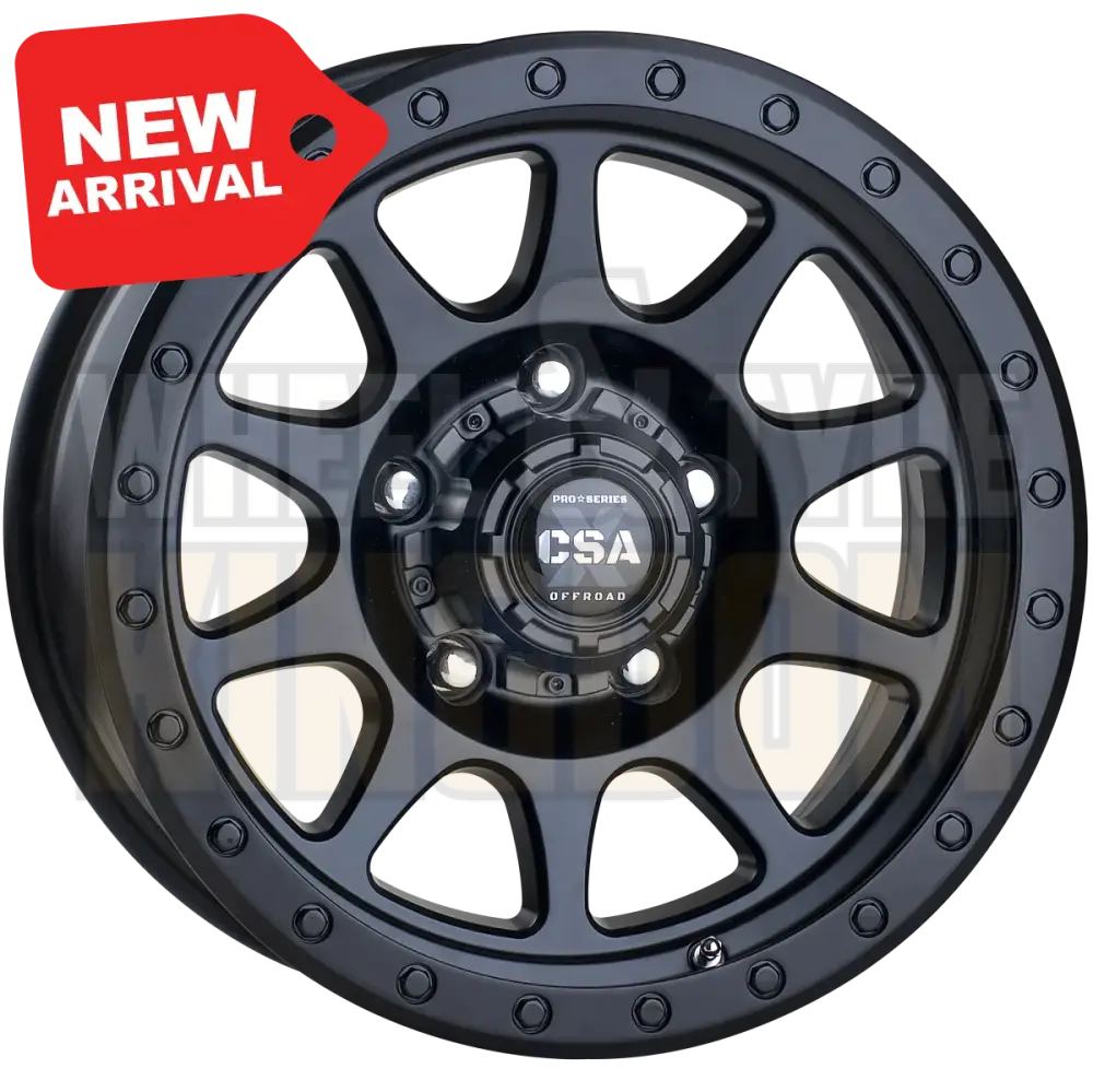 CSA Attack 16x8 6x139.7 -12 Satin Black - Wheels