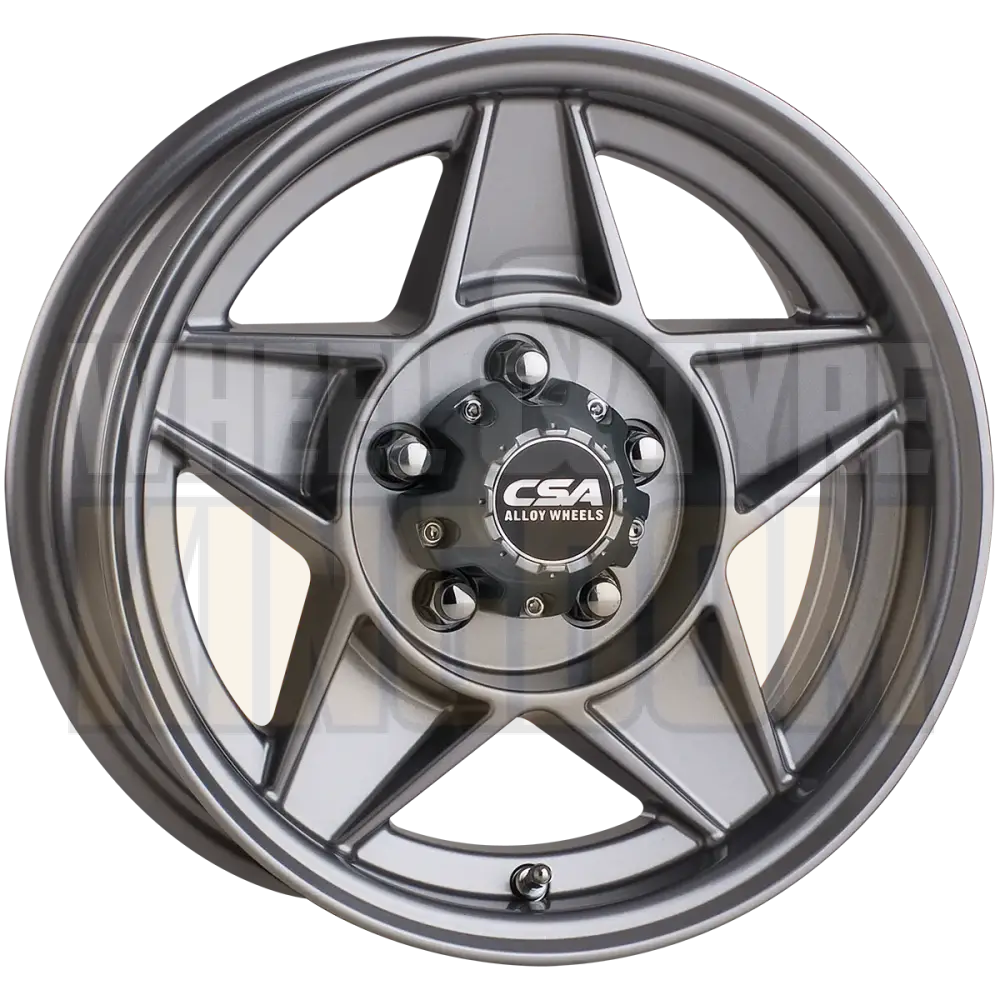 CSA Bathurst Trailer 13x5 5x114.3 +10 Silver Grey - Wheels
