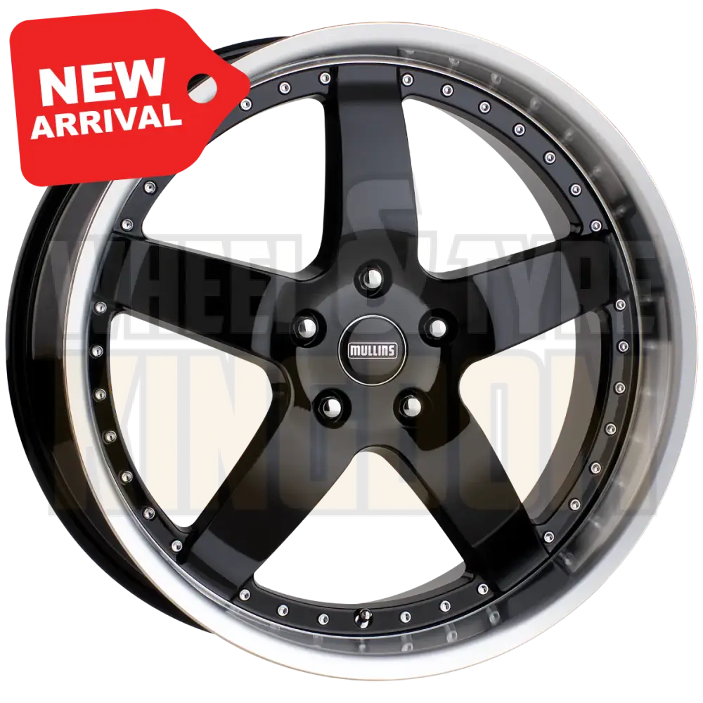 CSA Beretta 17x8 5x114.3 +36 Gloss Black Machined Lip - Wheels