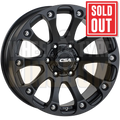 CSA Bullet 17x9 5x150 Zero Satin Black - Wheels