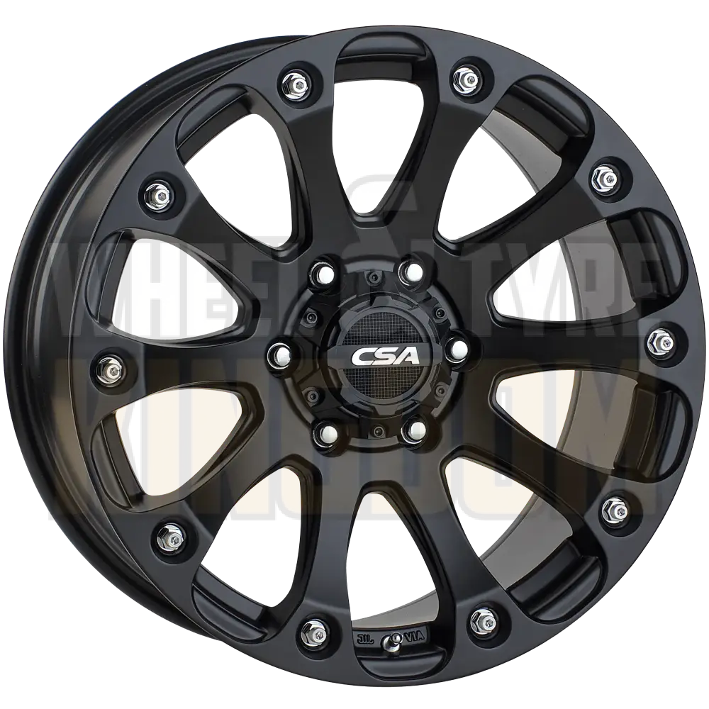 CSA Bullet 17x9 6x139.7 +20 Satin Black - Wheels