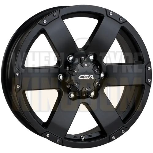 CSA Commando 16x7 6x139.7 +35 Satin Black - Wheels