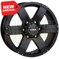 CSA Commando 17x7 5x114.3-120 +35 Satin Black - Wheels