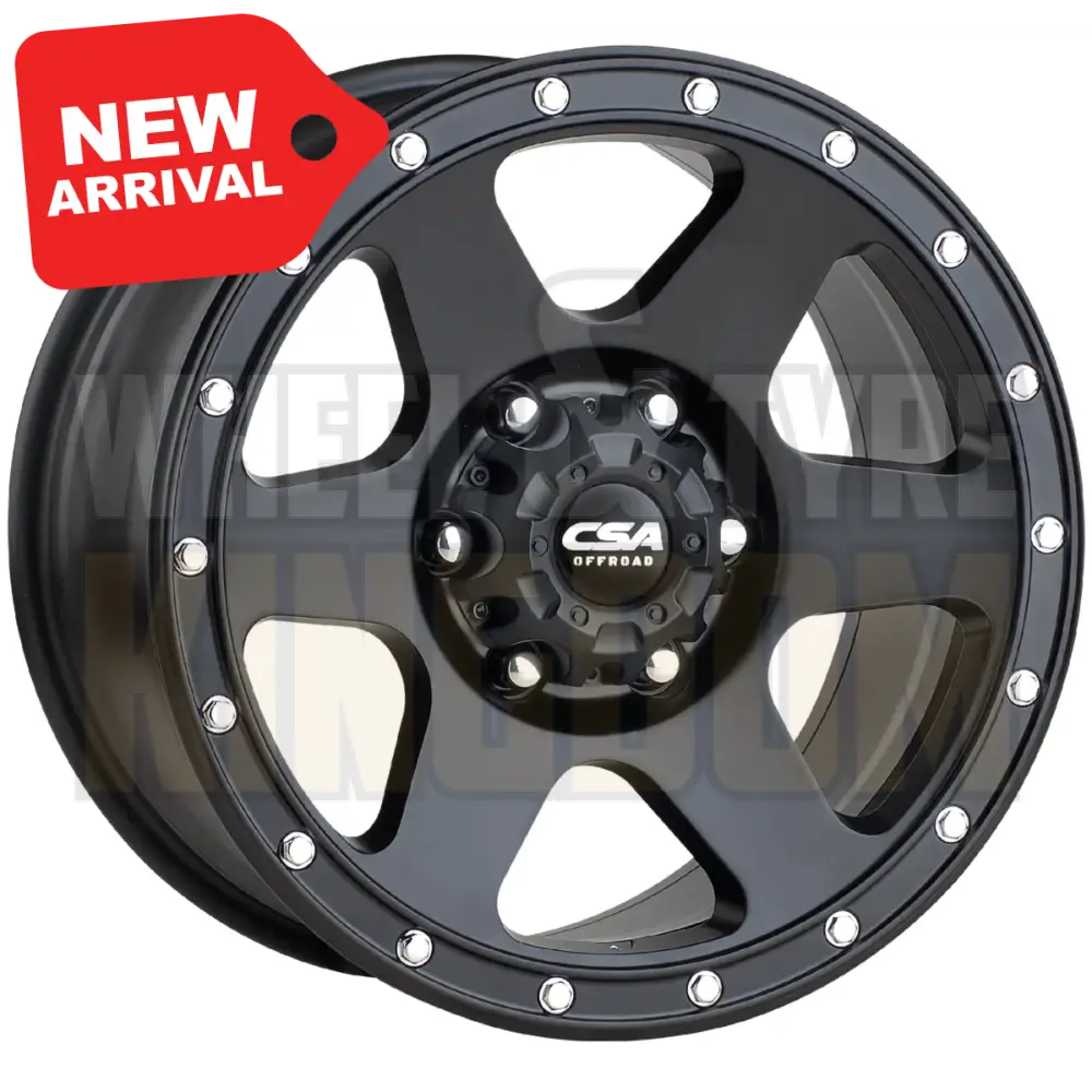 CSA Dune 17x9 6x139.7 +35 Satin Black - Wheels