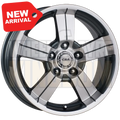 CSA Edge 15x6.5 5x114.3 +36 Gunmetal Machined Face - Wheels